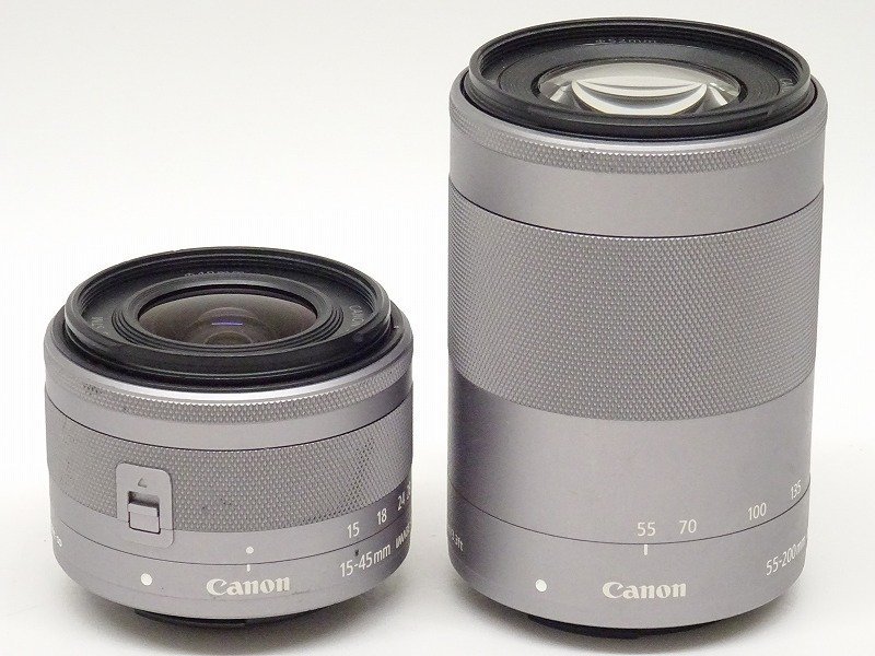 ●○Canon EOS M100/EF-M 15-45mm/EF-M 55-200mm ミラーレス 一眼レフカメラ EF-Mマウント キャノン○●012611001○● EOS M100 Canon EF-M15-45 価格.com ズーム