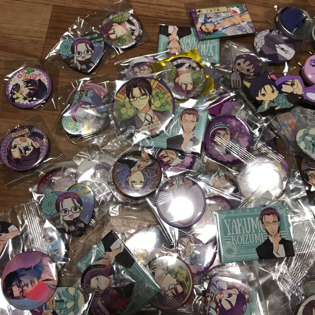 めいこい 明治東亰恋伽 小泉八雲 缶バッジ ラバーストラップ アクリル 