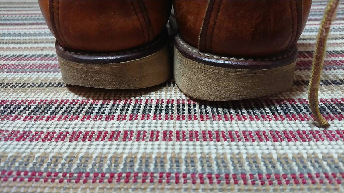 Red Wing レッドウィング レザーブーツ　香港返還記念モデル 約25.5cm 茶 ブラウン レッドウィング REDWING 四角犬タグ 廃盤&frasl;希少&frasl;限定RED 8179香港返還記念 wing