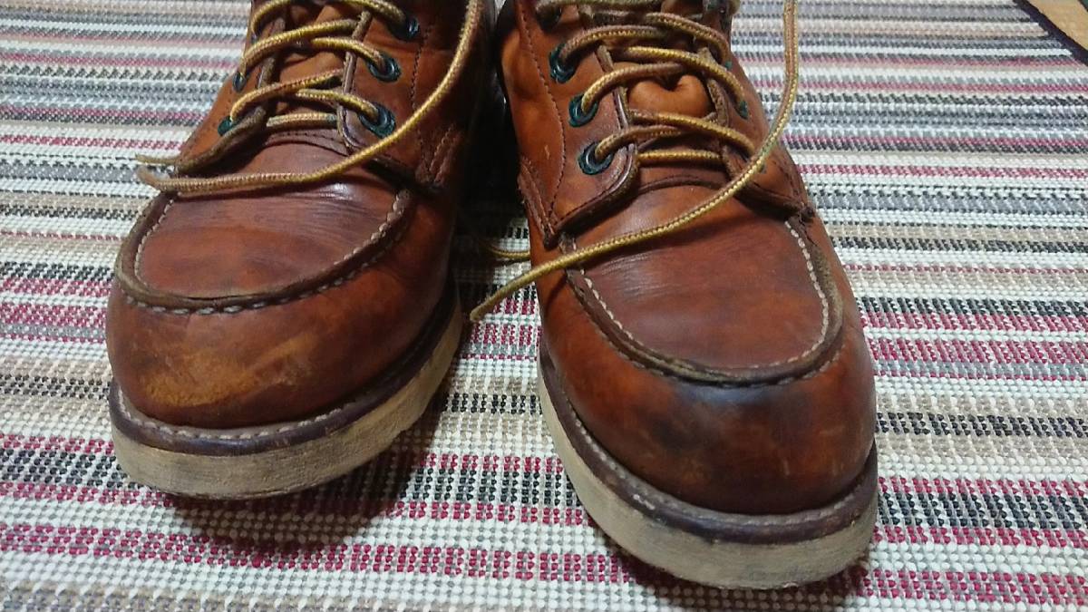 Red Wing レッドウィング レザーブーツ　香港返還記念モデル 約25.5cm 茶 ブラウン レッドウィング REDWING 四角犬タグ 廃盤&frasl;希少&frasl;限定RED 8179香港返還記念 wing
