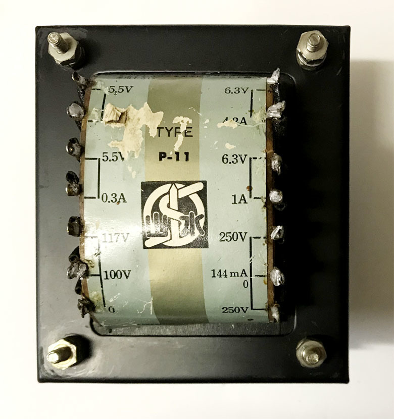 自作真空管アンプ用 電源トランス P-11 パワートランス 250V 144mA