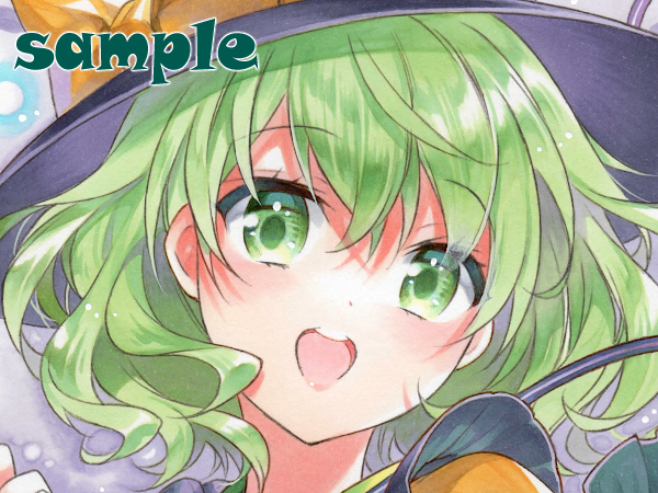 ☆同人手描きイラスト 東方project 古明地こいし A4☆(手描きイラスト