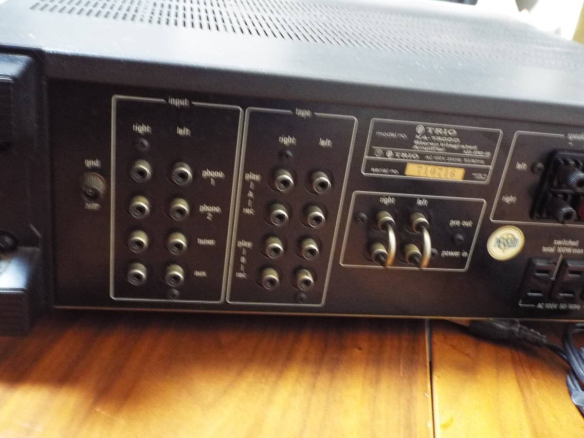 TRIO KA-7300トリオ プリメインアンプ未確認ジャンク品 TRIO