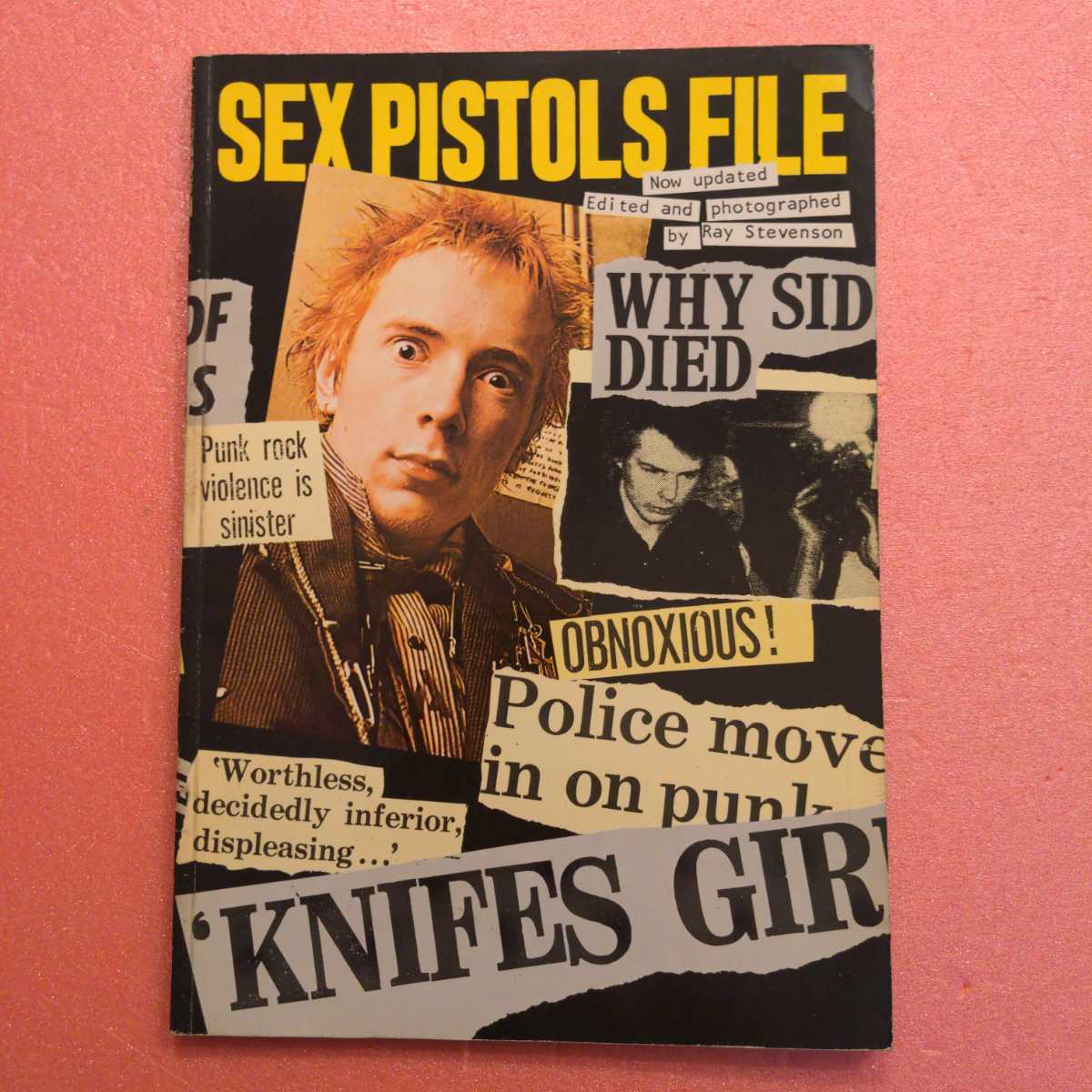 本 洋書 SEX PISTOLS FILE RAY STEVENSON OMNIBUS PRESS セックス 