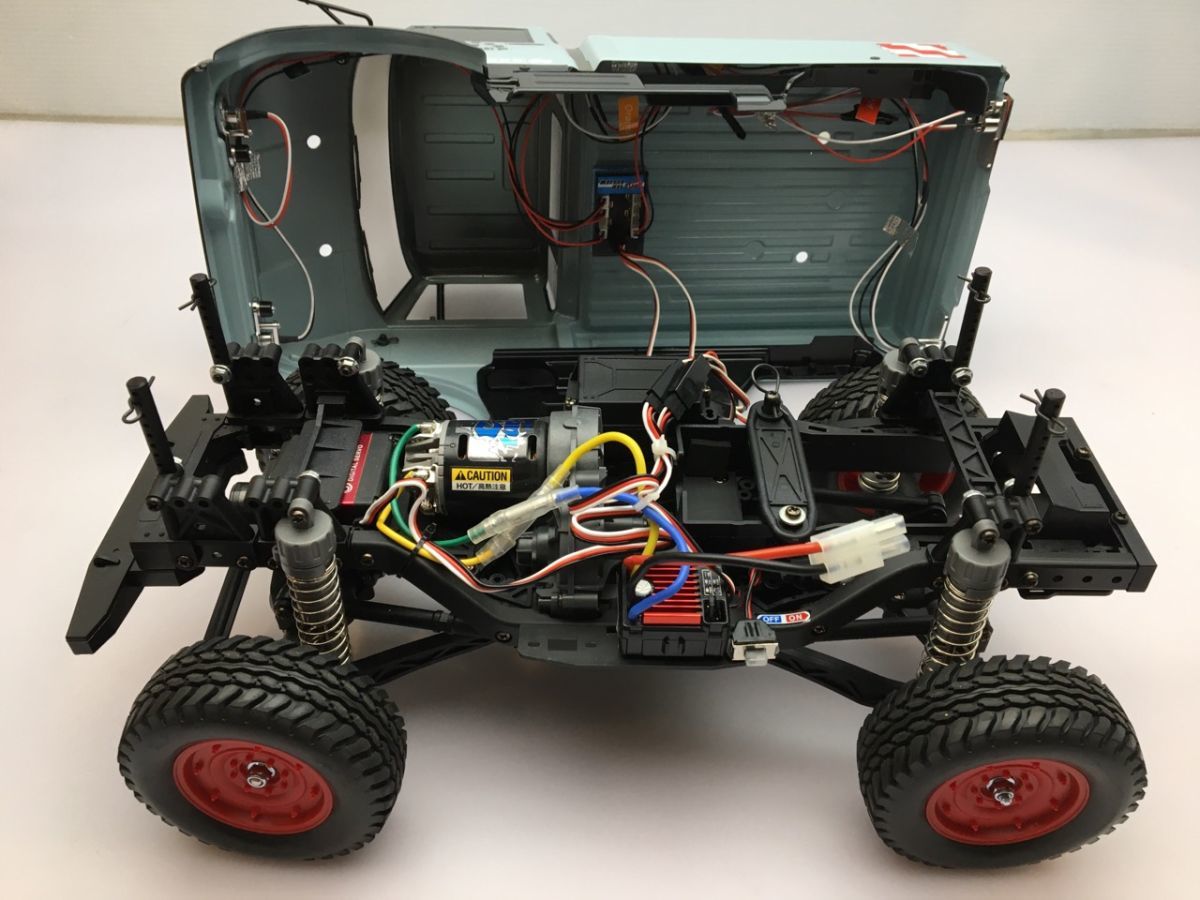 Tamiya 47465 1⁄10 RC CC02 Mercedes Unimog 406 U900 (Blue-Gray