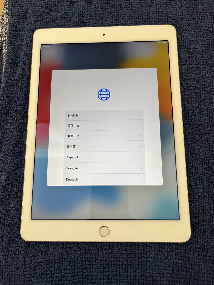 iPad Air2 第2世代 64GB docomo ドコモ ゴールド Wi-Fi+Cellular 