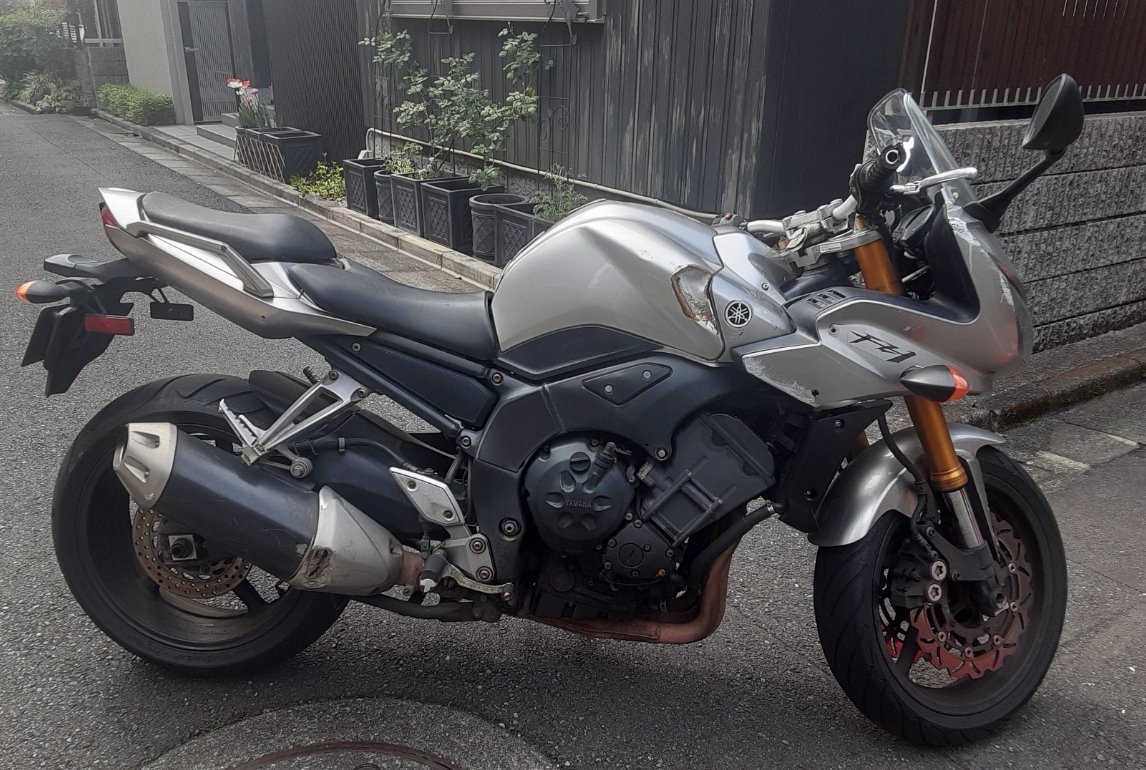 YAMAHA FZ-1 要修理車 ヤマハ オートバイ車体