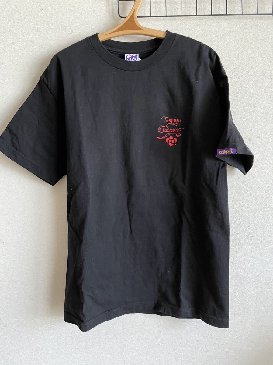 赤字超特価，新品 MADE IN USA アメリカ製 KROOKED TOMMY GUERRERO Tシャツ クルキッド トミー ゲレロ(Tシャツ)｜売買されたオークション情報、yahooの商品情報をアーカイブ公開 - オークファン Tシャツ