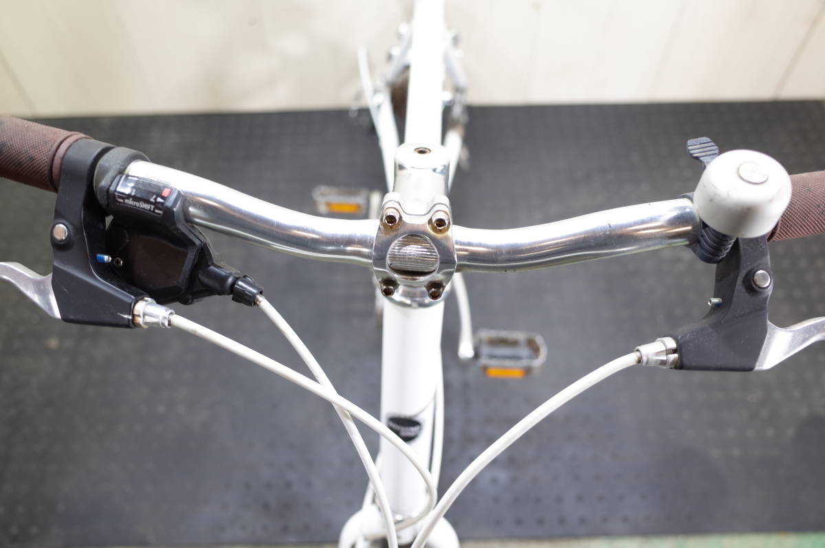 良品！あさひ製WEEKEND アルミ 20型 シマノ7速 450mm minivelo WHITE