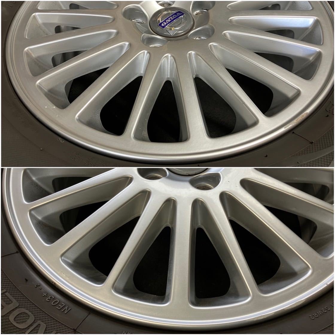 2020年製TOYO付 ボルボ V70 205/55R16 6.5J+43 5穴 PCD108 M14 ハブ径 