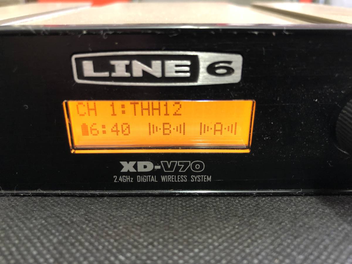 動作品】Line 6 ( ライン6 ) / XD-V70 デジタルワイヤレス受信機のみ