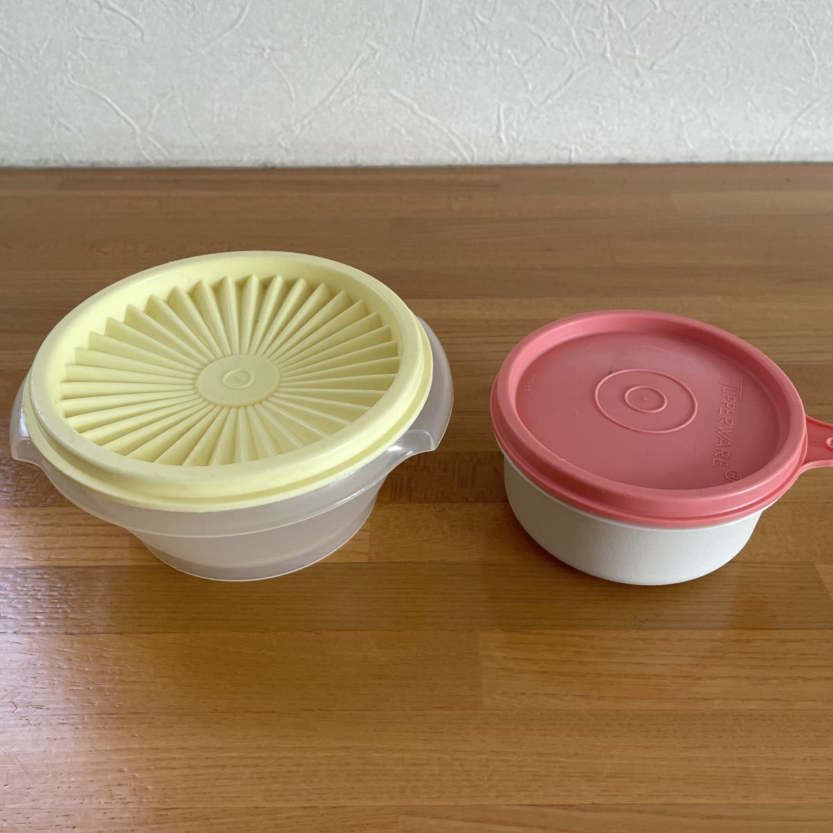オールド☆タッパーウェア☆丸型 四角型 8点セット ビンテージ 蓋付き