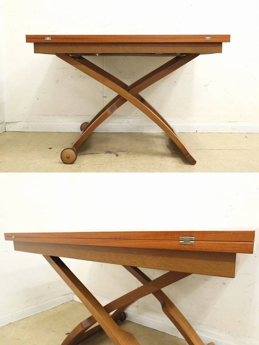 カリガリス コヌビア マスコッティ 伸長・昇降式テーブル