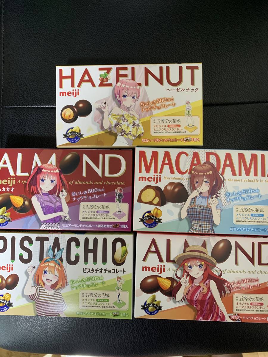 五等分の花嫁 アクリルスタンド Patissiere MAKANO セット 五等分の花嫁 アクリルスタンド 全5種セット 明治 アクリル未開封