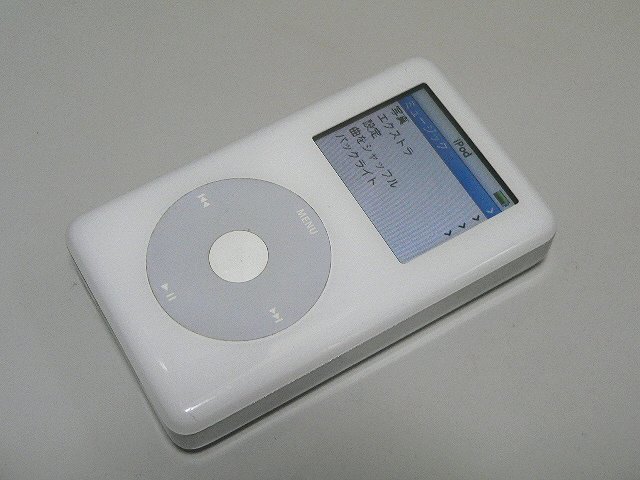  iPod 第4世代 A1099 カラー液晶 60GB バッテリー良好(iPod classic)｜売買されたオークション情報、yahooの商品情報をアーカイブ公開 - オークファン アップル