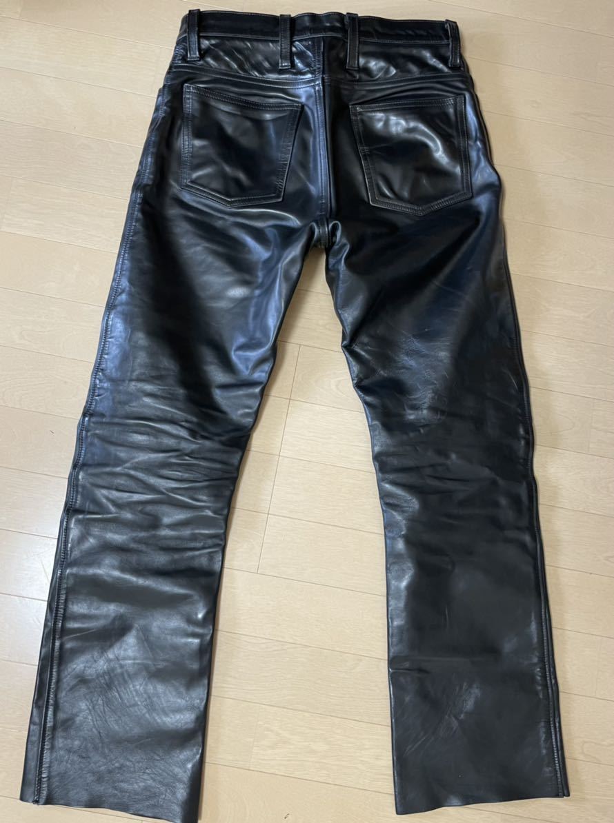 buco ホースハイドレザーパンツ　サイズ31 状態良好! Buco - Horsehide Leather Pants ブコ - ホースハイド