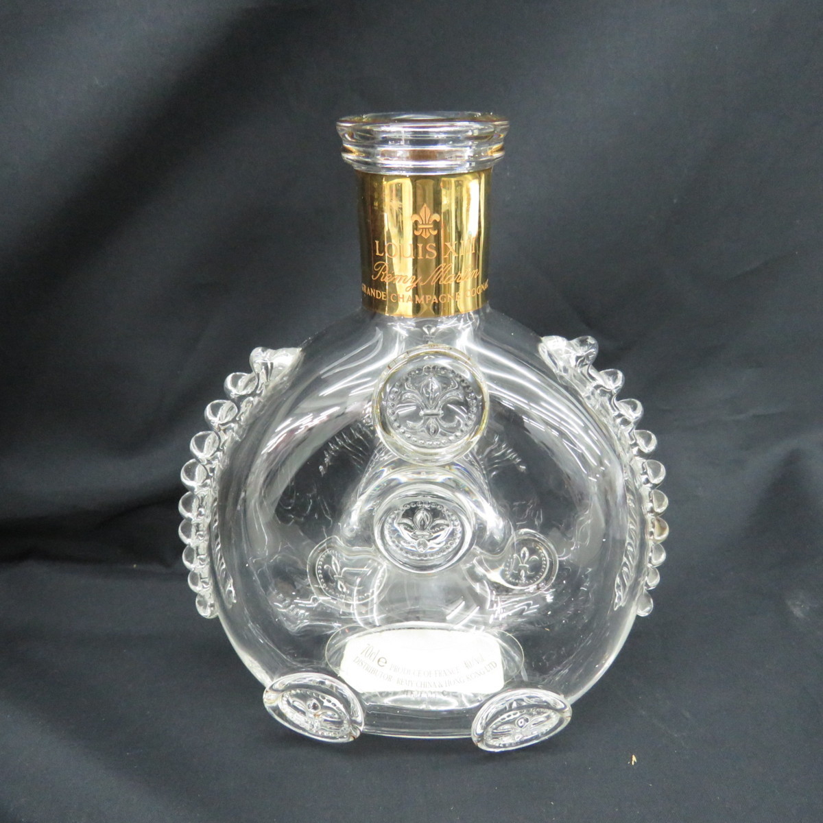 【空き瓶/中古品】REMY MARTIN レミーマルタン ルイ13世 バカラボトル 空ボトル 空瓶 観音開き箱・栓付 ※箱ダメージ大 11008310