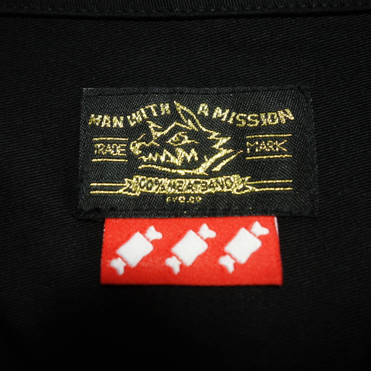 MAN WITH A MISSION ワークシャツ 黒色 レプリカ戦闘服 L