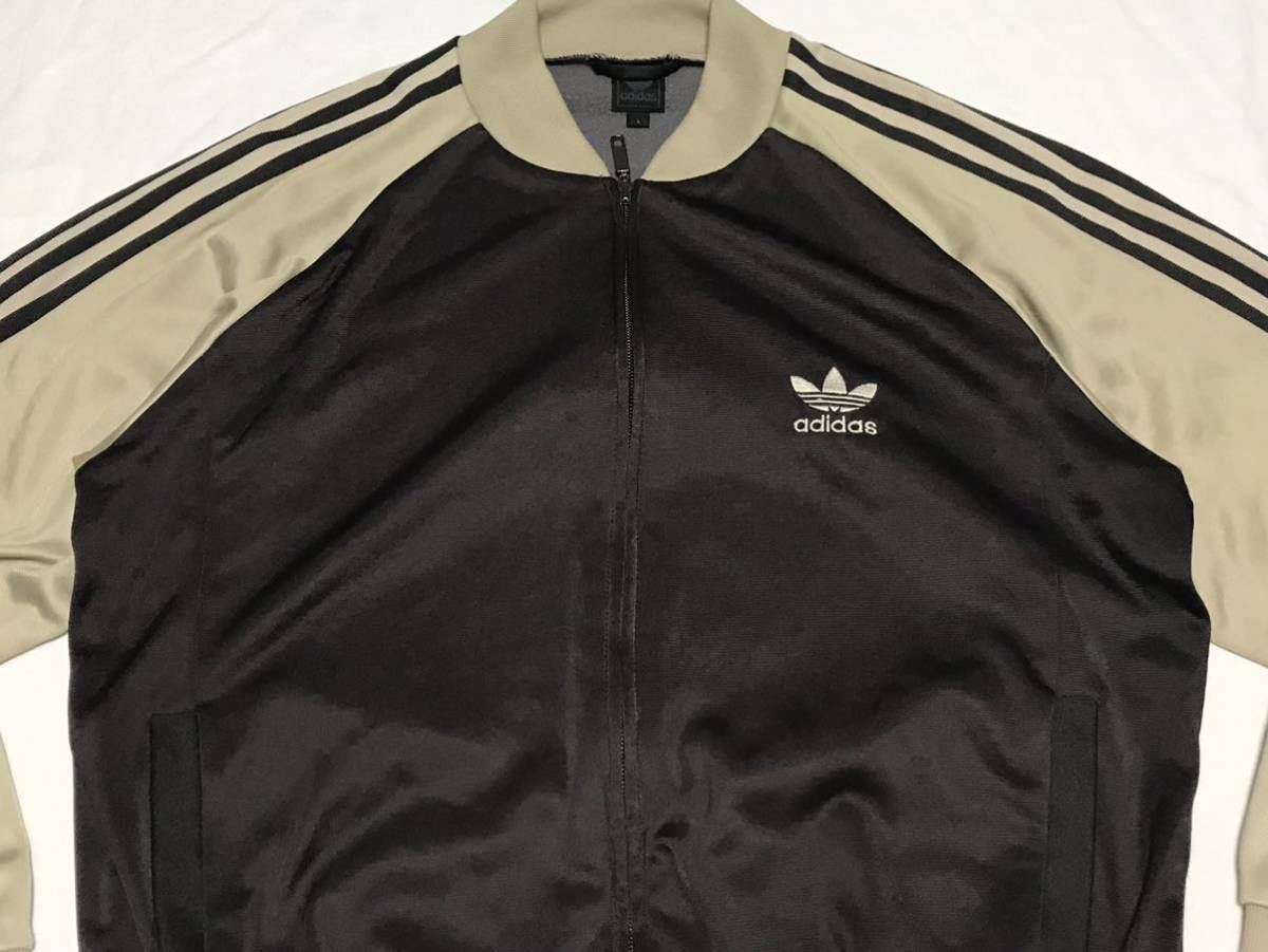 レアカラー adidas 復刻ATP 焦げ茶色×ベージュ L シャンパンゴールド 