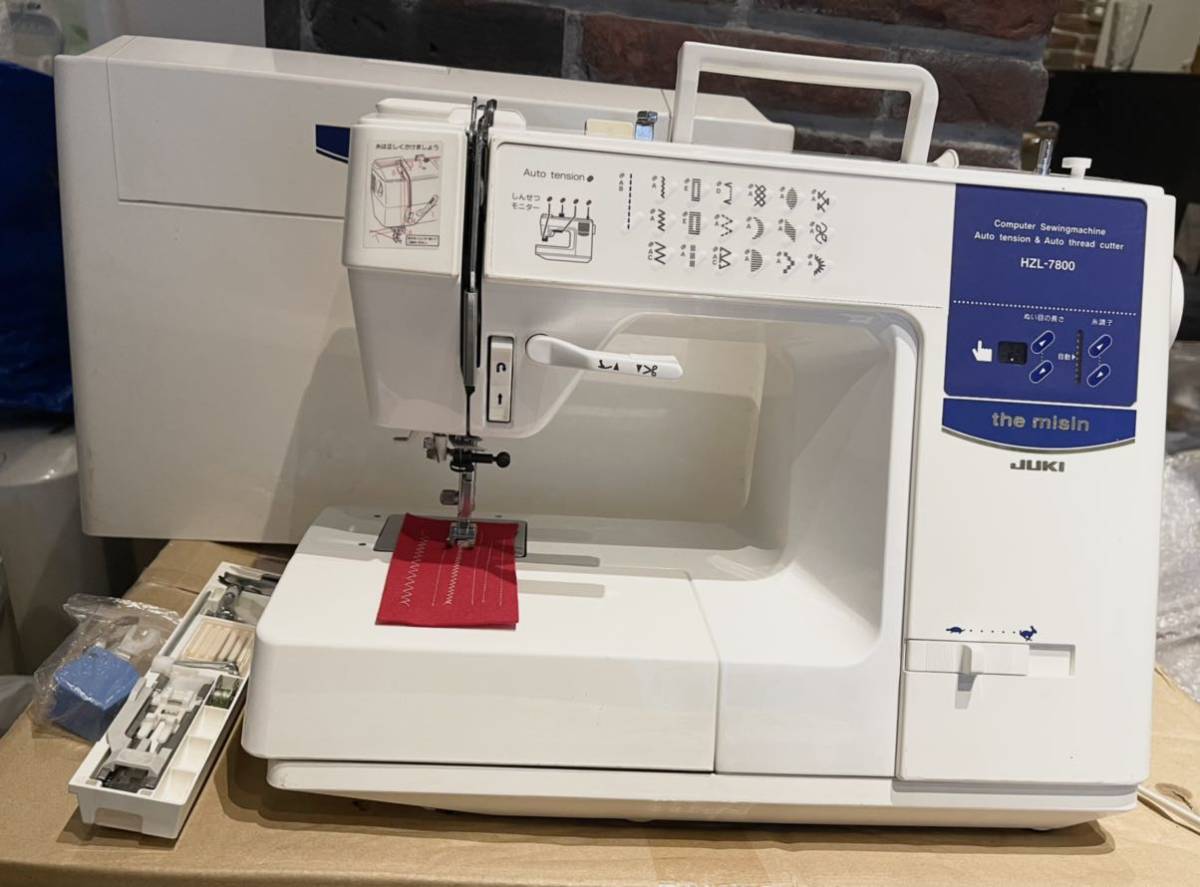 専門店 整備済☆ジューキ ミシン☆HZL-7800☆革皮レザービニール☆定価 