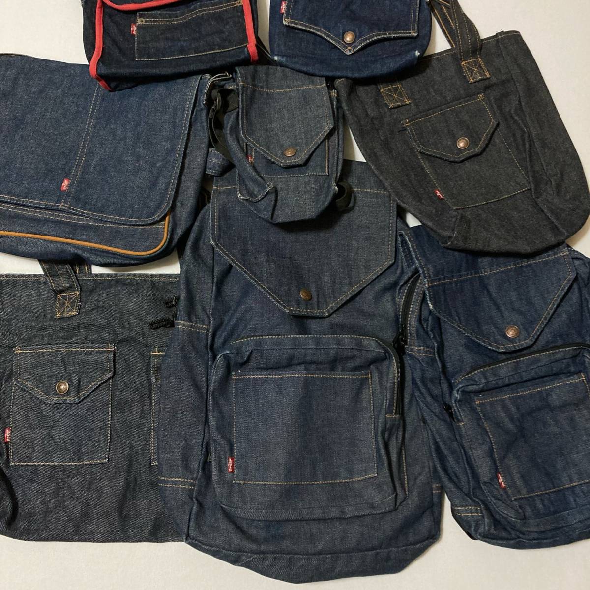 極上] Levis × YAK PAK 90s デニム トート バッグ 濃紺 美品