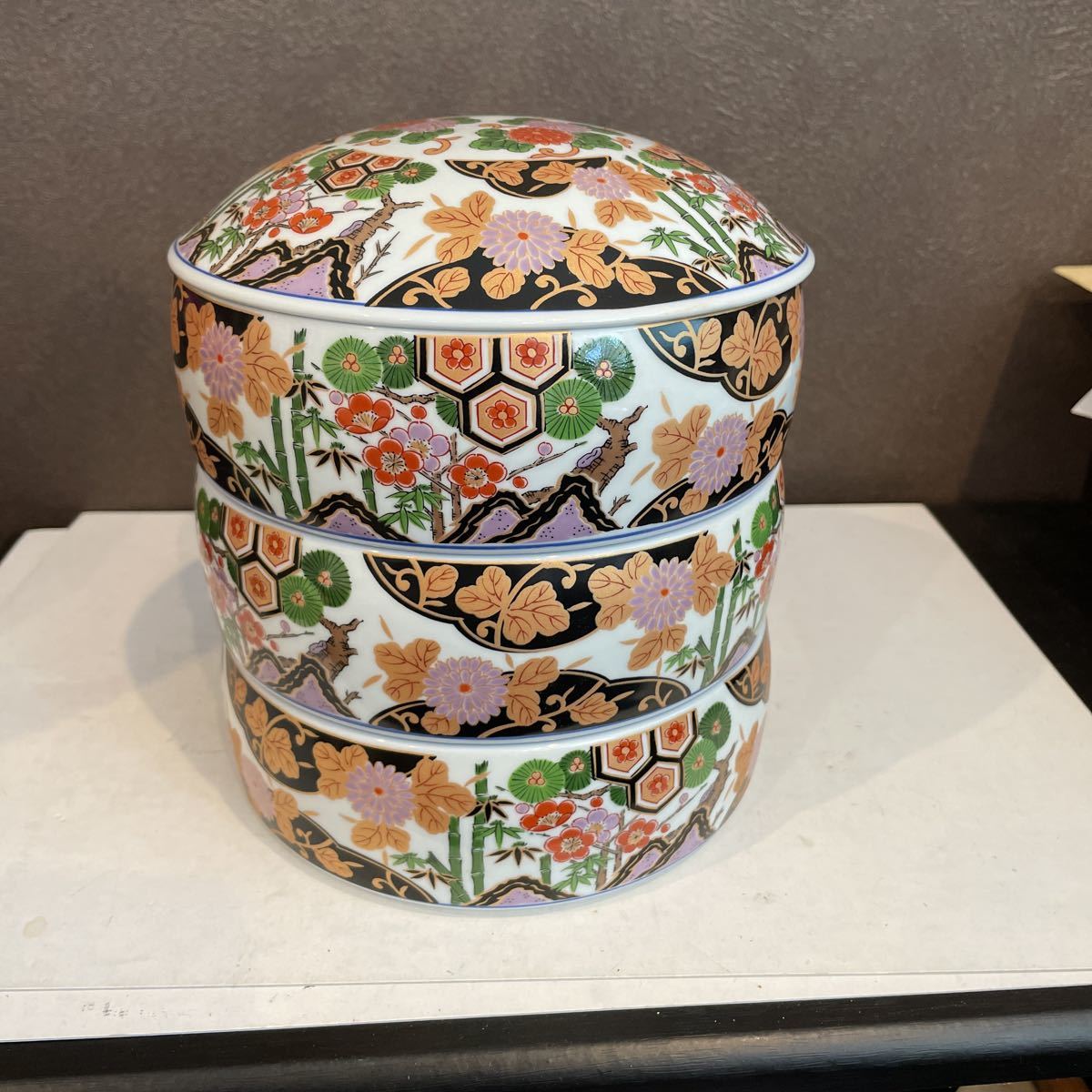有田焼 三段重 陶器 清秀 自宅で保管していたもになります 【公式通販】