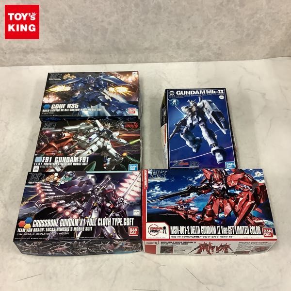  1円 HGUC 1/144 機動戦士ガンダムF91等 ガンダムF91 ガンダム Mk-II 21th century real type ver. 他(プラモデル)｜売買されたオークション情報、yahooの商品情報をアーカイブ公開 - オークファン その他