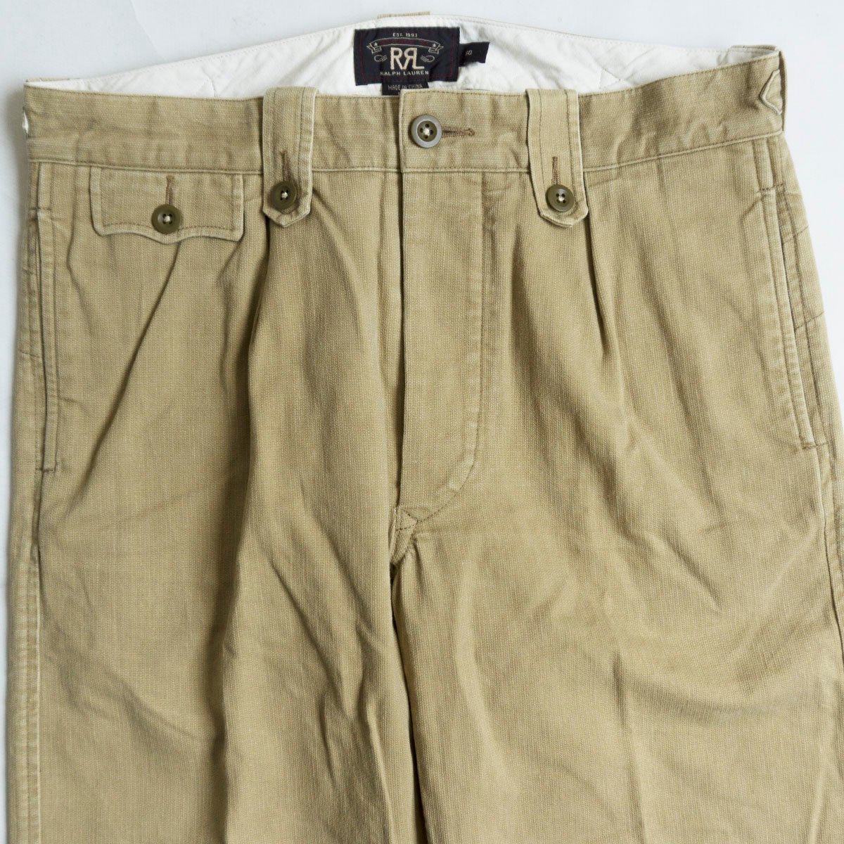 人気SALE，豊富な RRL MILITARY TROUSER 30 ミリタリートラウザー パンツ 2205286(ボトムス)｜売買されたオークション情報、yahooの商品情報をアーカイブ公開 - オークファン 男性用