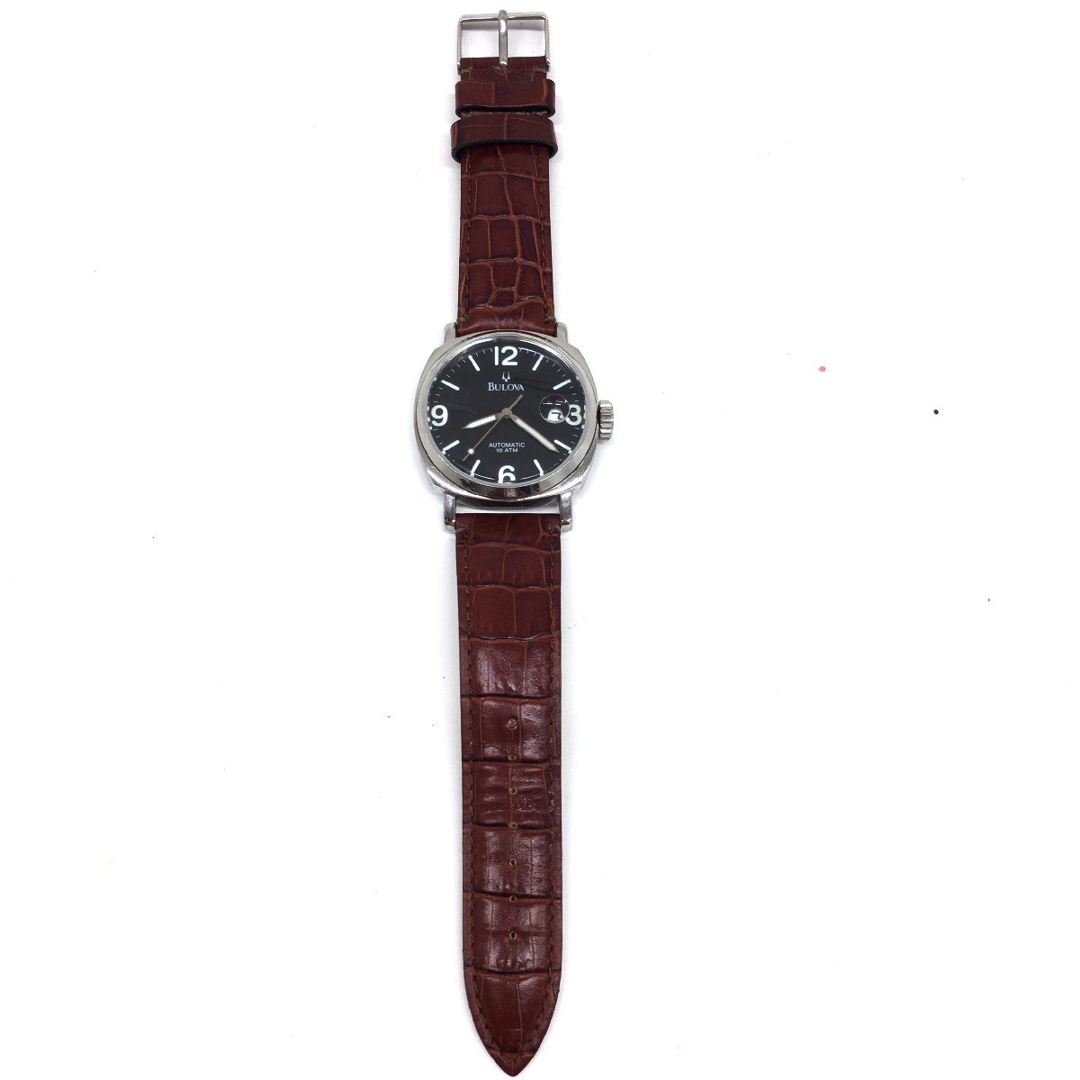○稼動品 BULOVA ブローバ BVV401 21石 自動巻き 腕時計 機械式 裏スケ 