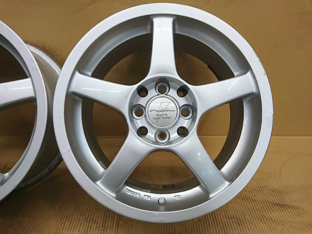 Modia 6.5j +30 100⁄114.3-4h 中古タイヤ 195⁄60R15 205⁄