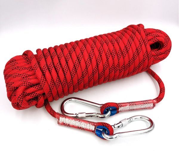 低価，新作登場 直径 12mm クライミング 補助 ロープ カラー レッド 30m(ロッククライミング)｜売買されたオークション情報、yahooの商品情報をアーカイブ公開 - オークファン ロッククライミング