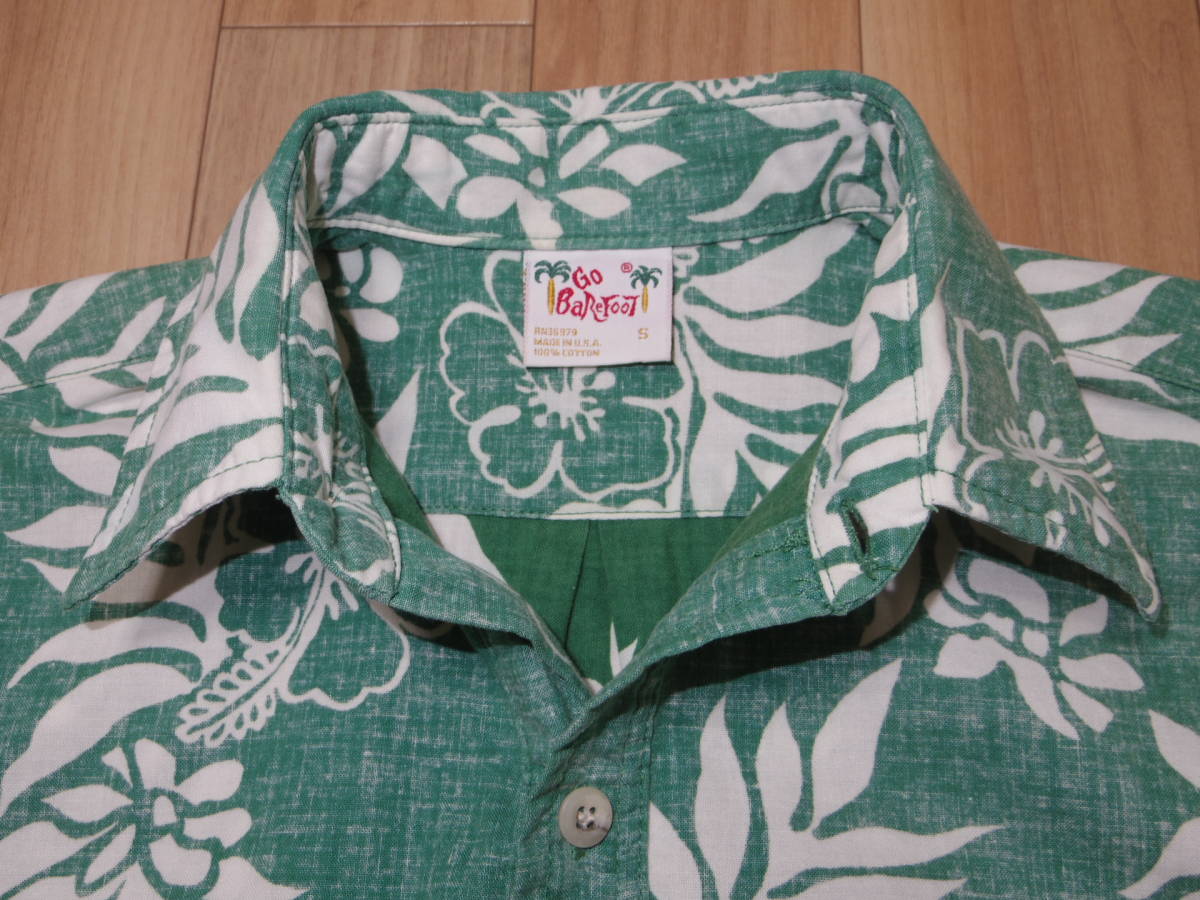 1970s Go Barefoot ビンテージ アロハシャツ TIKI XLーXXL ファッション