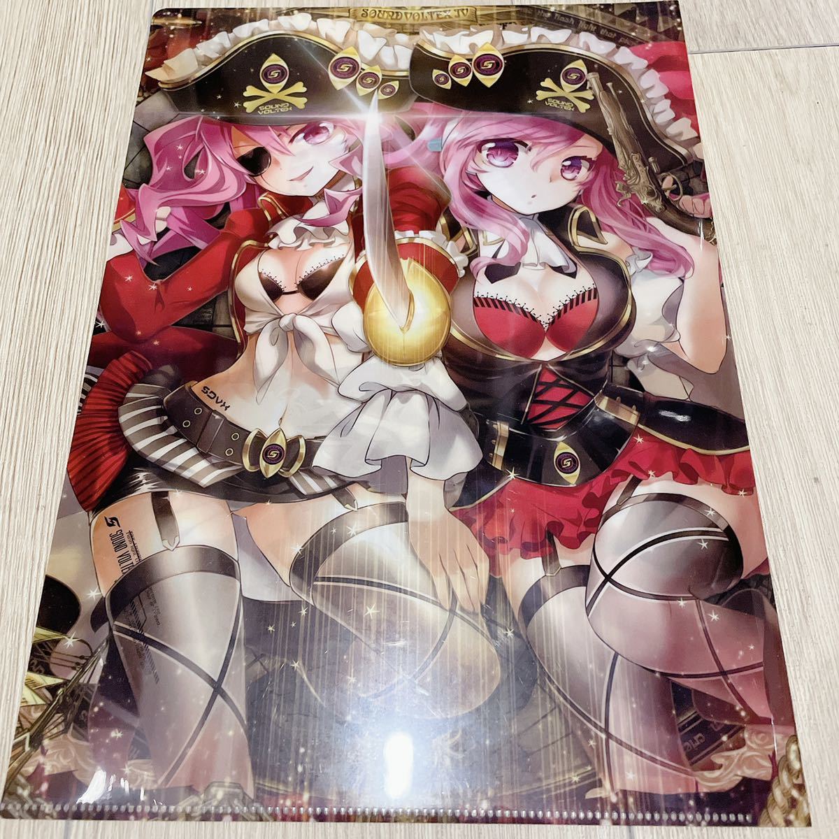 サウンドボルテックス クリアファイル 2種 SOUND VOLTEX SDVX ボルテ
