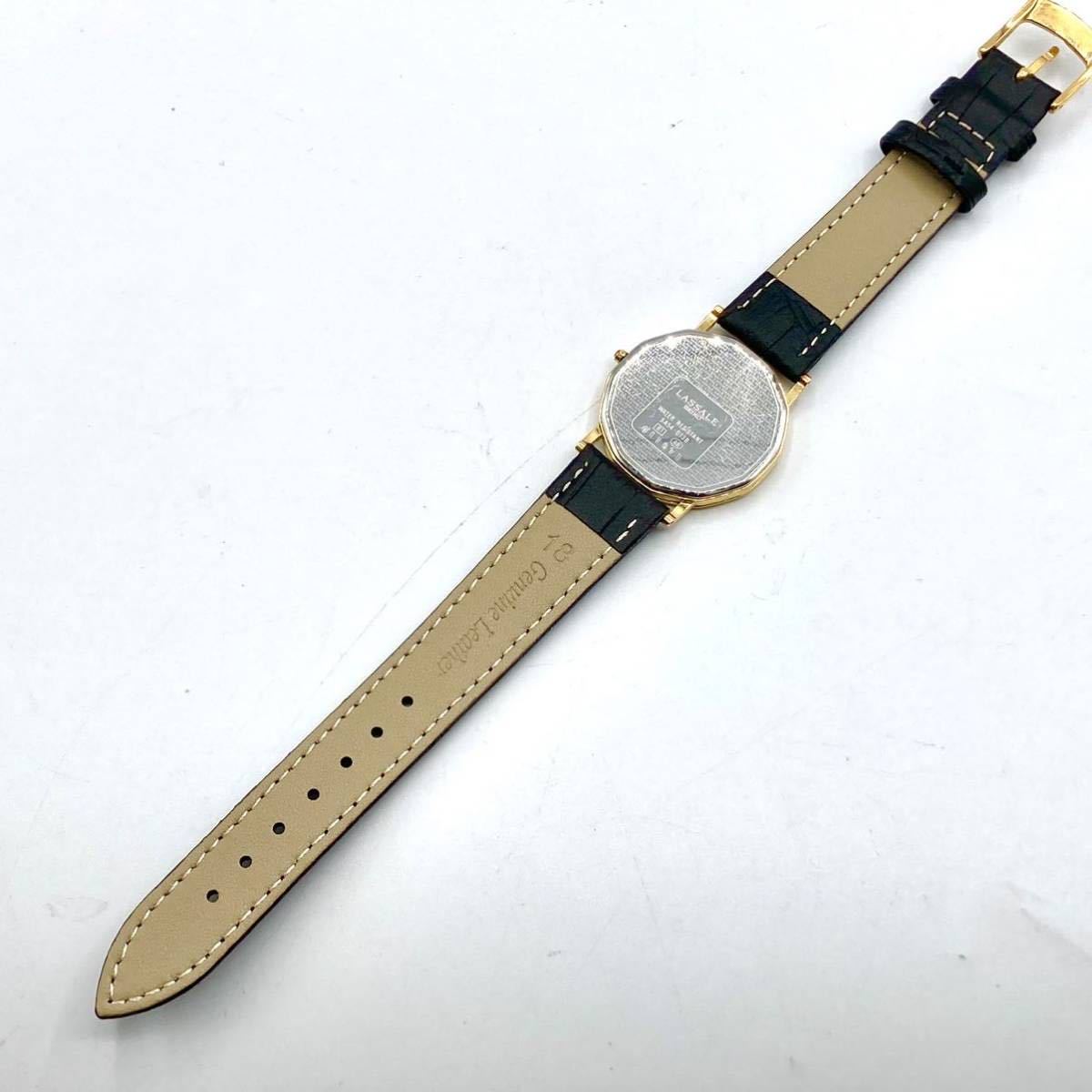 SEIKO LASSALE 5A54-013B クォーツ メンズ アナログ 2針 電池交換済 