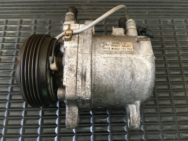 コンプレッサー モコ MG22S ニッサン 純正 K6A 95201-58J01 SS06LT15