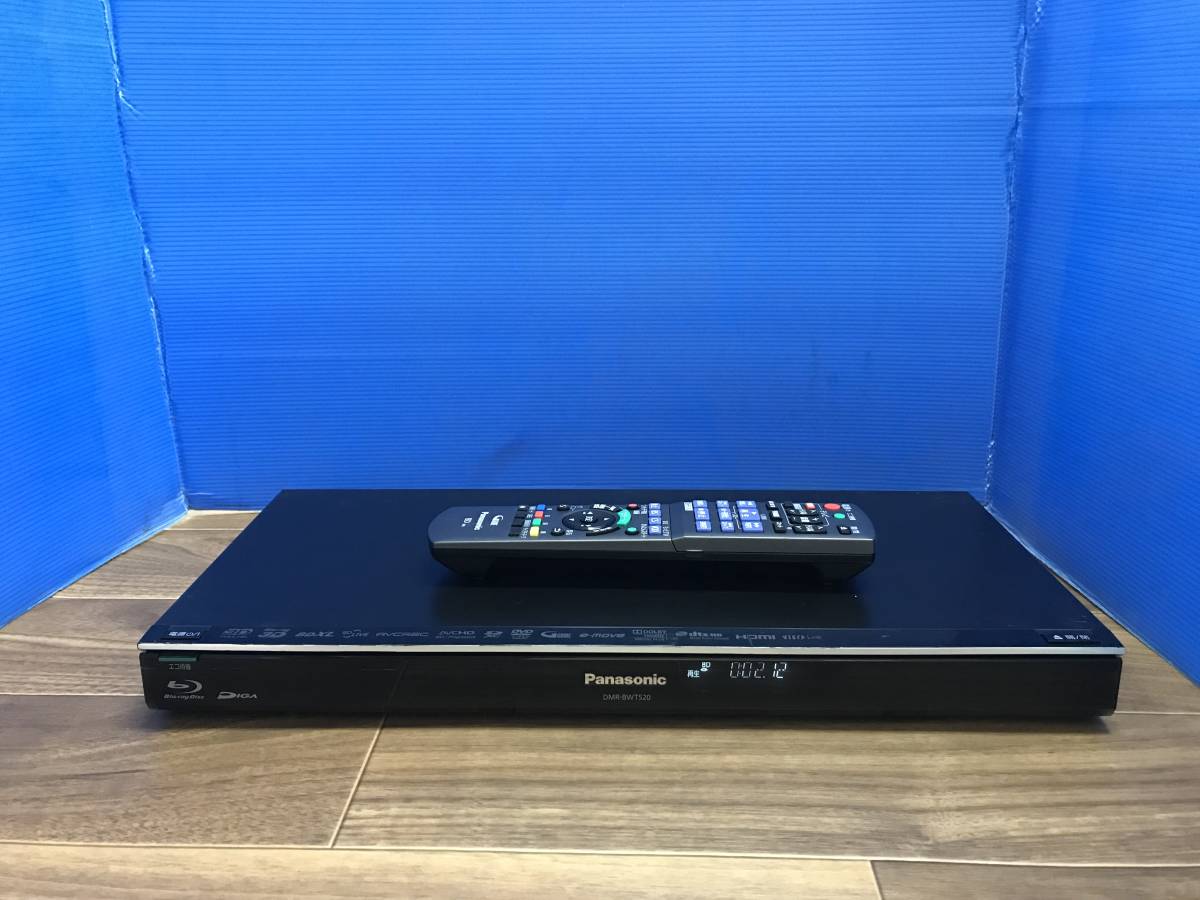  Panasonic DIGA ブルーレイディスクレコーダー DMR-BWT520 純正リモコン付 品B-4425(パナソニック)｜売買されたオークション情報、yahooの商品情報をアーカイブ公開 - オークファン パナソニック