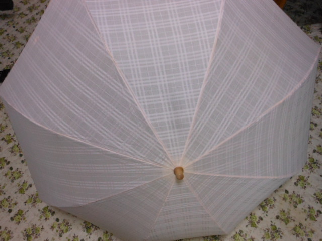 格安 正規品 バーバリー UV 晴雨兼用 日傘 雨傘 折りたたみ傘 縁ノバ 