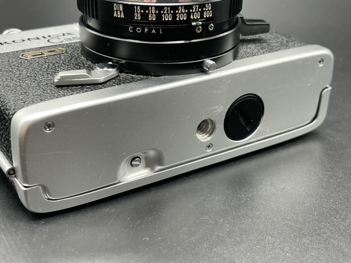 6386】KONICA / コニカ C35 FD HEXANON 38mm F1.8 フィルムカメラ