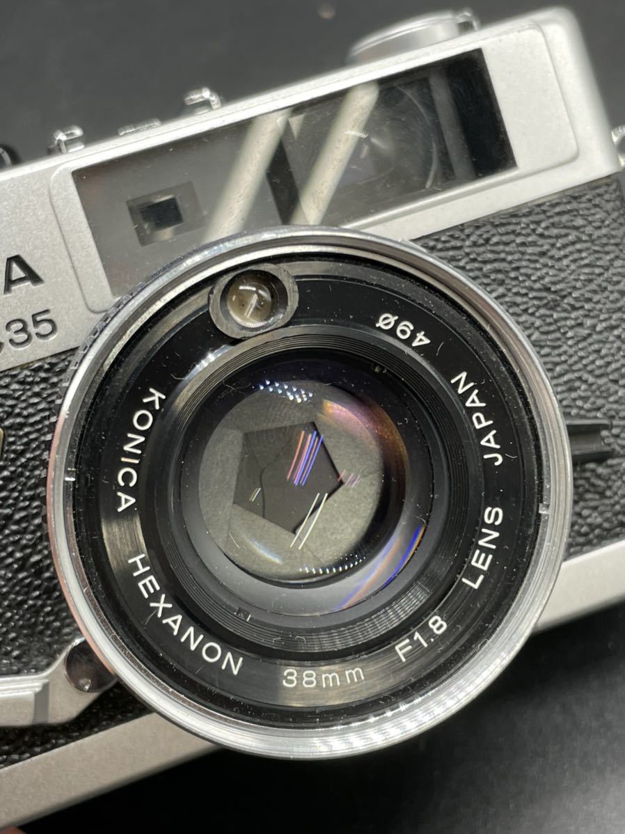 6386】KONICA / コニカ C35 FD HEXANON 38mm F1.8 フィルムカメラ