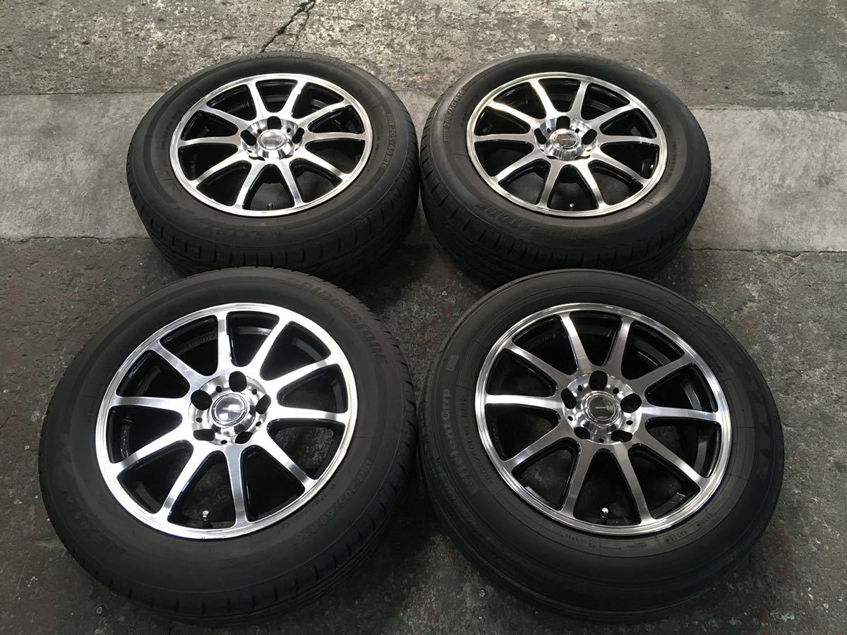 社外 アルミホイール タイヤ 4本セット 16インチ6.5J＋38 PCD114.3 