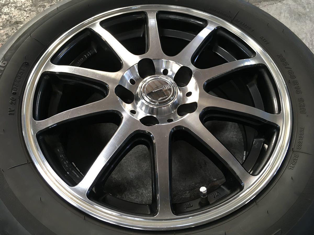 社外 アルミホイール タイヤ 4本セット 16インチ6.5J＋38 PCD114.3 