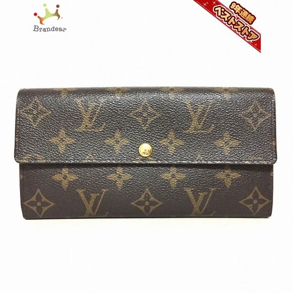 美品】ルイヴィトン ポルトフォイユサラ 長財布 モノグラム CA1142  