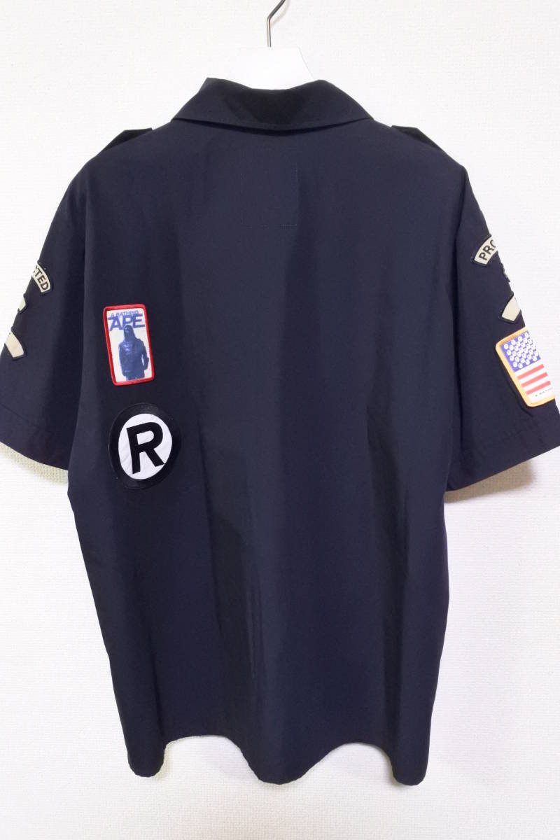 初期A BATHING APE エイプ セキュリティシャツ M 裏原 トップス