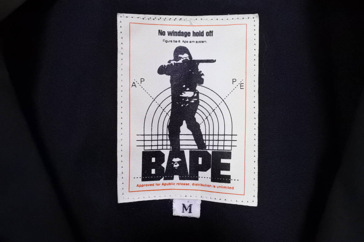 初期A BATHING APE エイプ セキュリティシャツ M 裏原 トップス