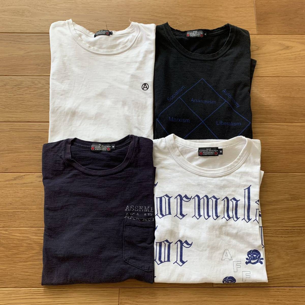AFFA assemble Tシャツ 4枚セット Mサイズ 高橋盾 藤原ヒロシ(AFFA 