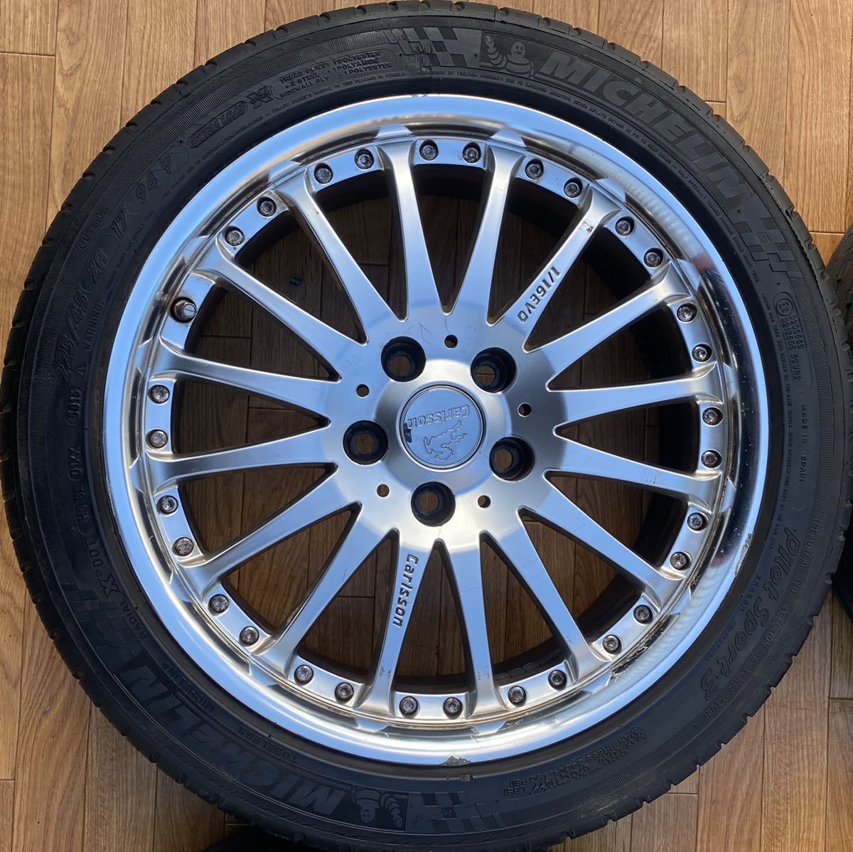 カールソン CARLSSON CR 1/16 EVO カールソン 17インチ ホイール 7J 