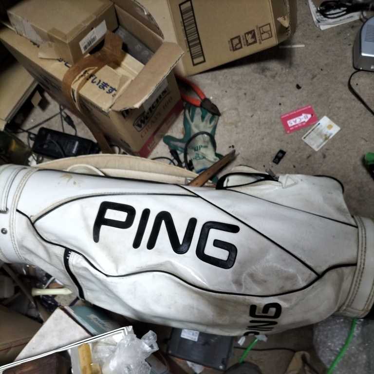 所有する喜び☆PING ビンテージ☆キャディバッグ（※送料込） キャディバック ゴルフバッグ PING 初期 ビンテージ レトロ ピング