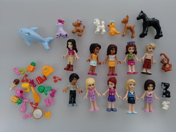 正規品 LEGO レゴフレンズ ミニフィグ 10個 ＋ 動物 10匹 ＋ 小物 大量 