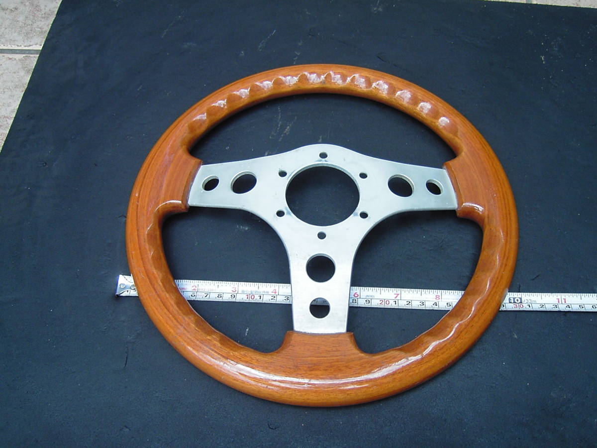 OBA 当時物 OBA 丸穴 30パイ ステアリング 旧車 30cm 暴走族 族車