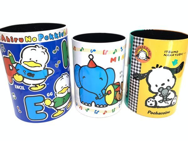 当時物 Sanrio サンリオ ごみ箱 3点まとめてセット みんなのたあ坊